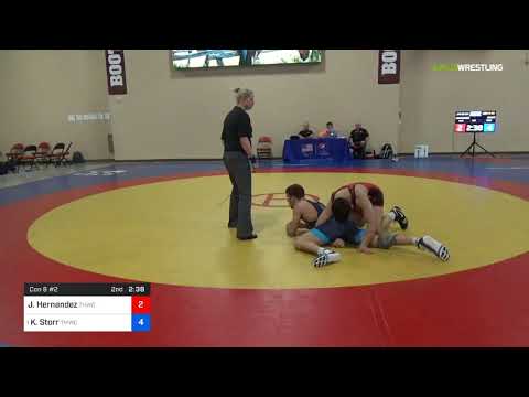 2018 Marine Corps US Open/UWW Junior Freestyle 65 Con 8 #2 - Jaime Hernandez (THWC) Vs. Kanen Stor