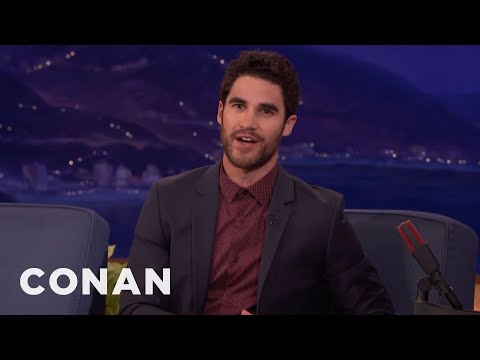 Darren Criss Made Out With A Porn Star | CONAN on TBS