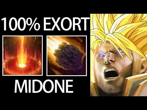 100% Exort Insane Invoker by MidOne vs ANA Ember Dota 2