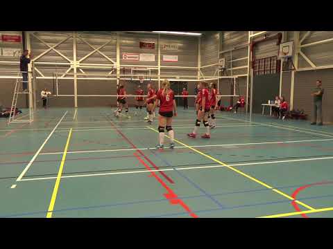 Damesvolleybal Wivoc tegen Dash