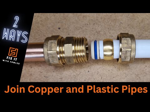 The Ultimate Trick to Connect Plastic and Copper Pipes!