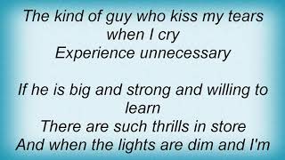 Sarah Vaughan - Experience Unnecessary Lyrics