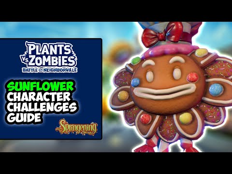 Sunflower Springening Character Challenge Guide - Plants vs Zombies Battle For Neighborville