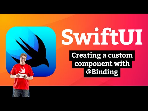 Creating a custom component with @Binding β Bookworm SwiftUI Tutorial 1/10 thumbnail