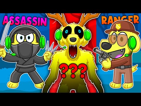 Surviving 99 NIGHTS as ALL OP CLASSES in Roblox Forest!