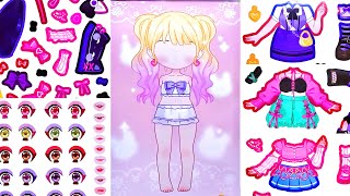 Download lagu Kawaii Sticker Girl Dress Up 👗✨ | Cute Paper Doll Collection #sticker #kawaii mp3