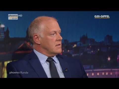"Weltpolitik und Proteste - G20 in Hamburg" - phoenix Runde am 06.07.2017
