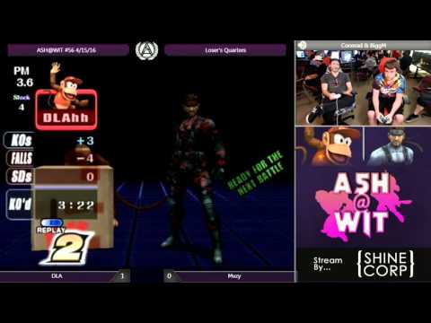 DLA (Diddy Kong) vs MVZY (Snake) - ASH@WIT #56 PM Loser's Quarters