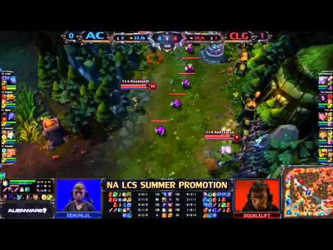 Counter Logic Gaming vs Azure Cats Game 2 LCS NA Summer Promotion Matches Finals