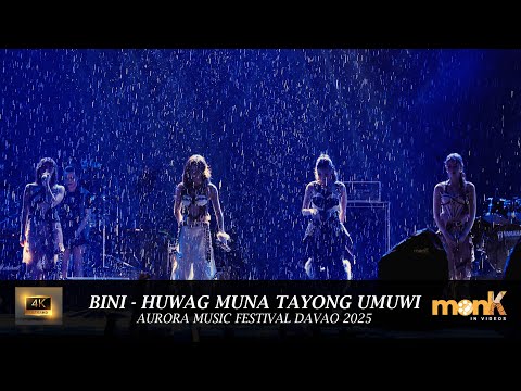 BINI - Huwag Muna Tayong Umuwi  [4K][LIVE][AURORAMUSICFESTIVALDAVAO2025]