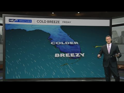 South Florida weather update: Warmup ends as showers and cooldown arrive