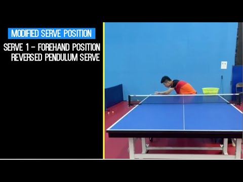 Butterfly Training Tips with Ye Tian - Modified Serve Position