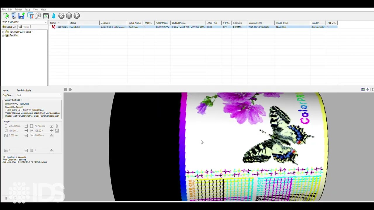 ColorPRINT – Template Changes
