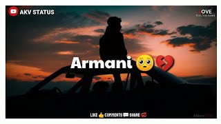 Armani Whatsapp Status  Zack knight  Armani song S