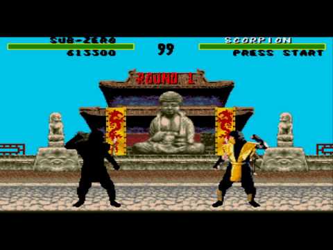 Mortal Kombat 1 (Sega Genesis) - "Noob-Saibot" Playthrough