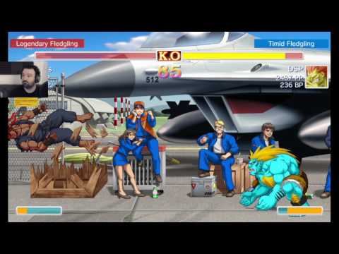 Ultra Street Fighter 2 1st Online MP pt37 - It's Blanka Time!