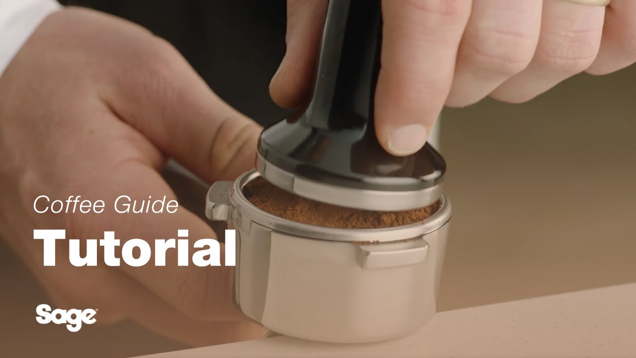 Breville coffee guide tutorial - How to tamp and trim the dose