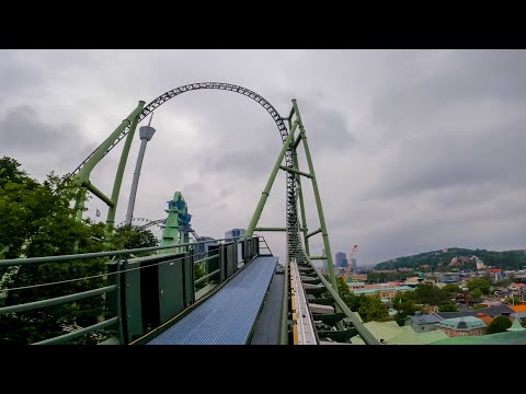 Helix 4K 60fps front-seat on-ride POV Liseberg (2023)