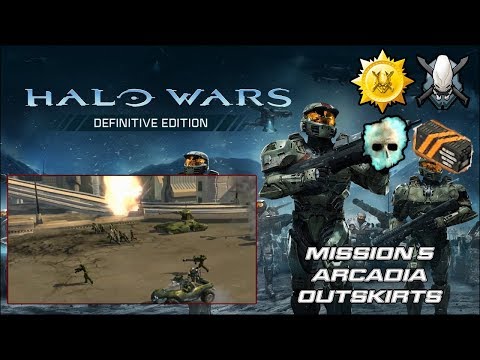 Halo Wars Legendary Gold Campaign - Mission 5 Arcadia Outskirts