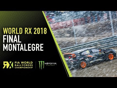 2018 Portugal RX Full Final Replay - CRAZY race in heavy SNOW!  World RX Rallycross