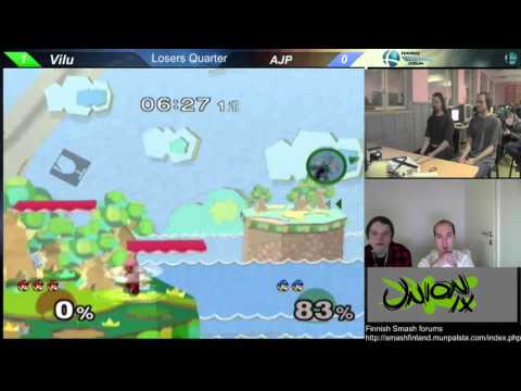 Union IX - AJP (Luigi) Vs. Vilu (Luigi) - SSBM - Losers Quarter