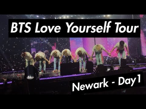 180928 BTS Love Yourself World Tour in Newark - Concert Vlog (GA + Soundcheck) WE GOT BARRICADE!!!