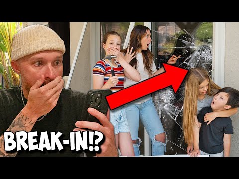INTRUDER BREAKS IN OUR HOME and WE CAUGHT IT ALL ON CAMERA!