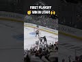 First home playoff win for the MAMMOTH! 🥳🦣 #nhl #shorts