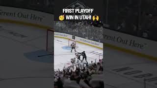 First home playoff win for the MAMMOTH! ???????? #nhl #shorts