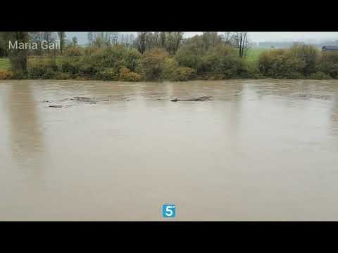 Hochwasser Gail - 28. Oktober 2018