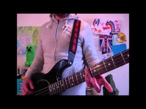 Super simple rock line : A Bass lesson everyday # 113