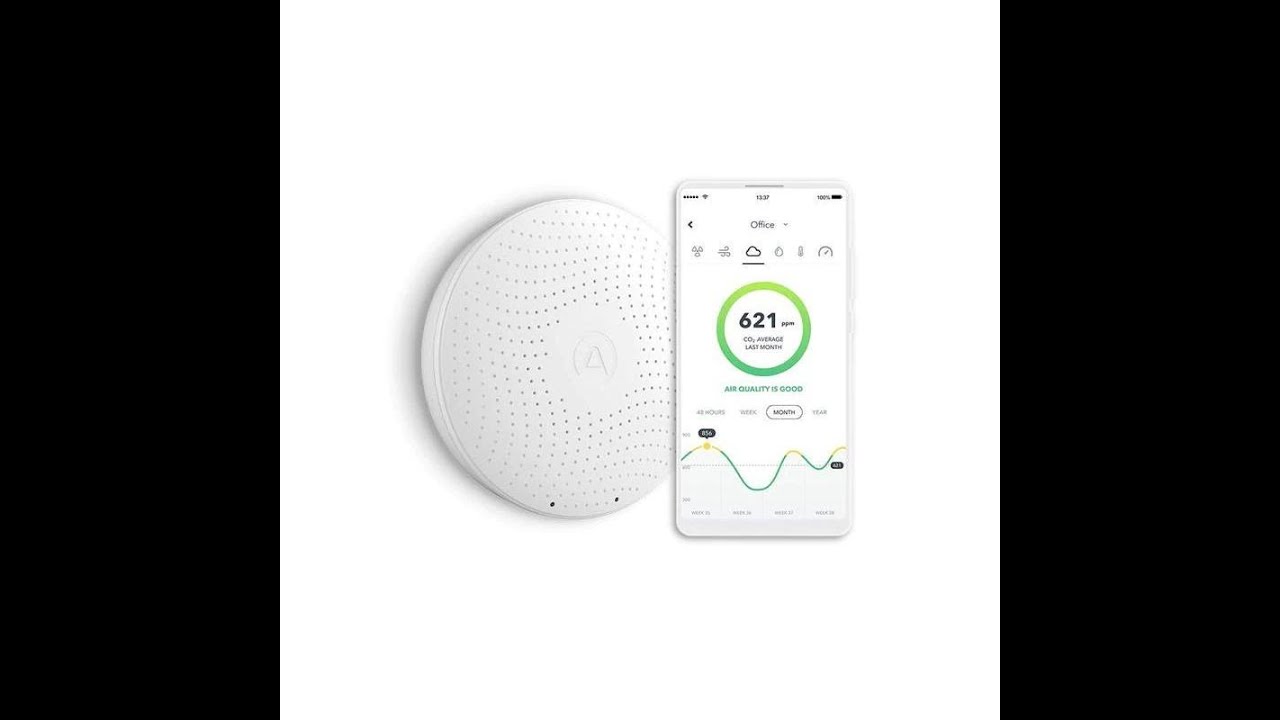 Airthings Space Plus - Inneklima måler Inneklima måler