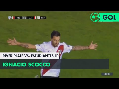 Ignacio Scocco (2-0) River Plate vs Estudiantes LP | Fecha 25 - Superliga Argentina 2017/2018