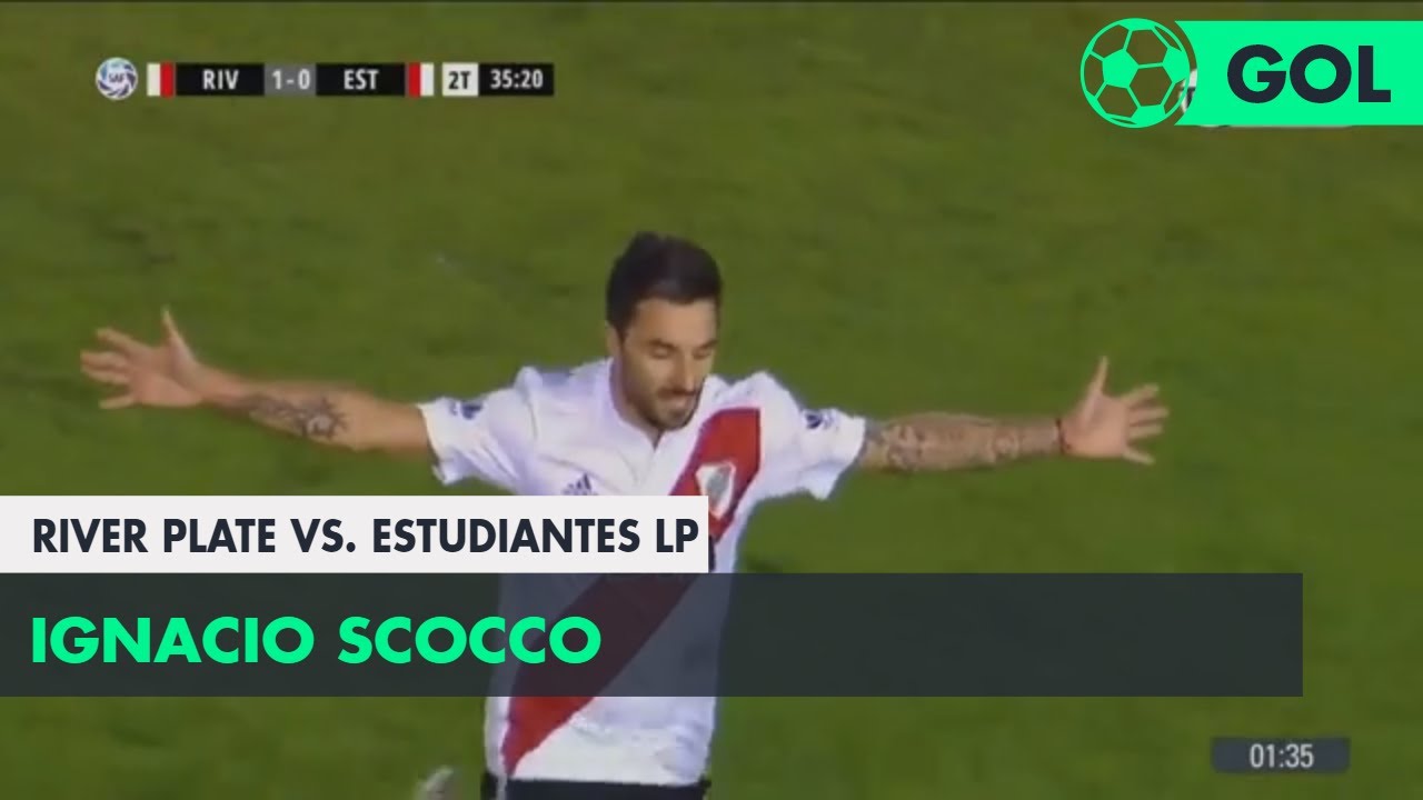 Ignacio Scocco (2-0) River Plate vs Estudiantes LP | Fecha 25 - Superliga Argentina 2017/2018