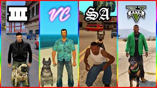 How to Get a Pet DOG in GTA Games? | Dog Evolution