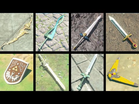 GUÍA- TODAS LAS ARMAS LEGENDARIAS - ZELDA TEARS OF THE KINGDOM