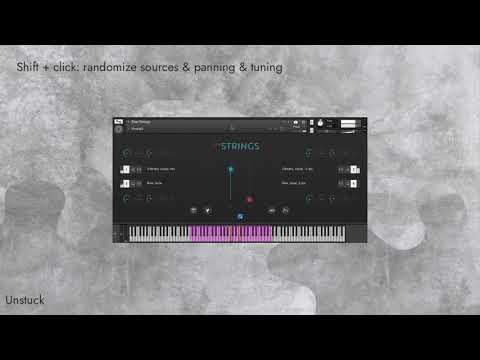 RAW Strings randomized sound sources