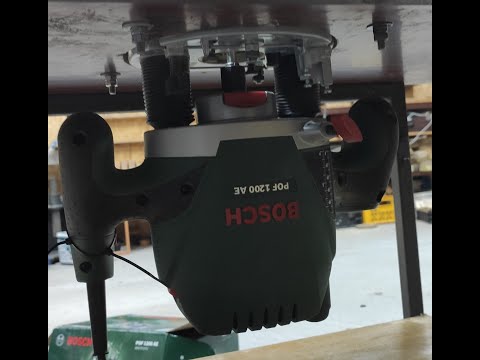 #4-Jak zrobić stół/stolik do frezarki górnowrzecionowej BOSCH POF 1200 AE. Zrób to sam