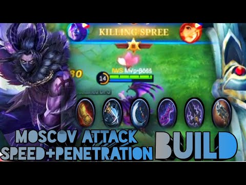 Moscov attack speed+penetration build🔥