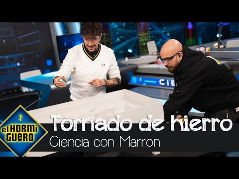 Marron crea un tornado de hierro con conformando sorprendentes figuras - El Hormiguero