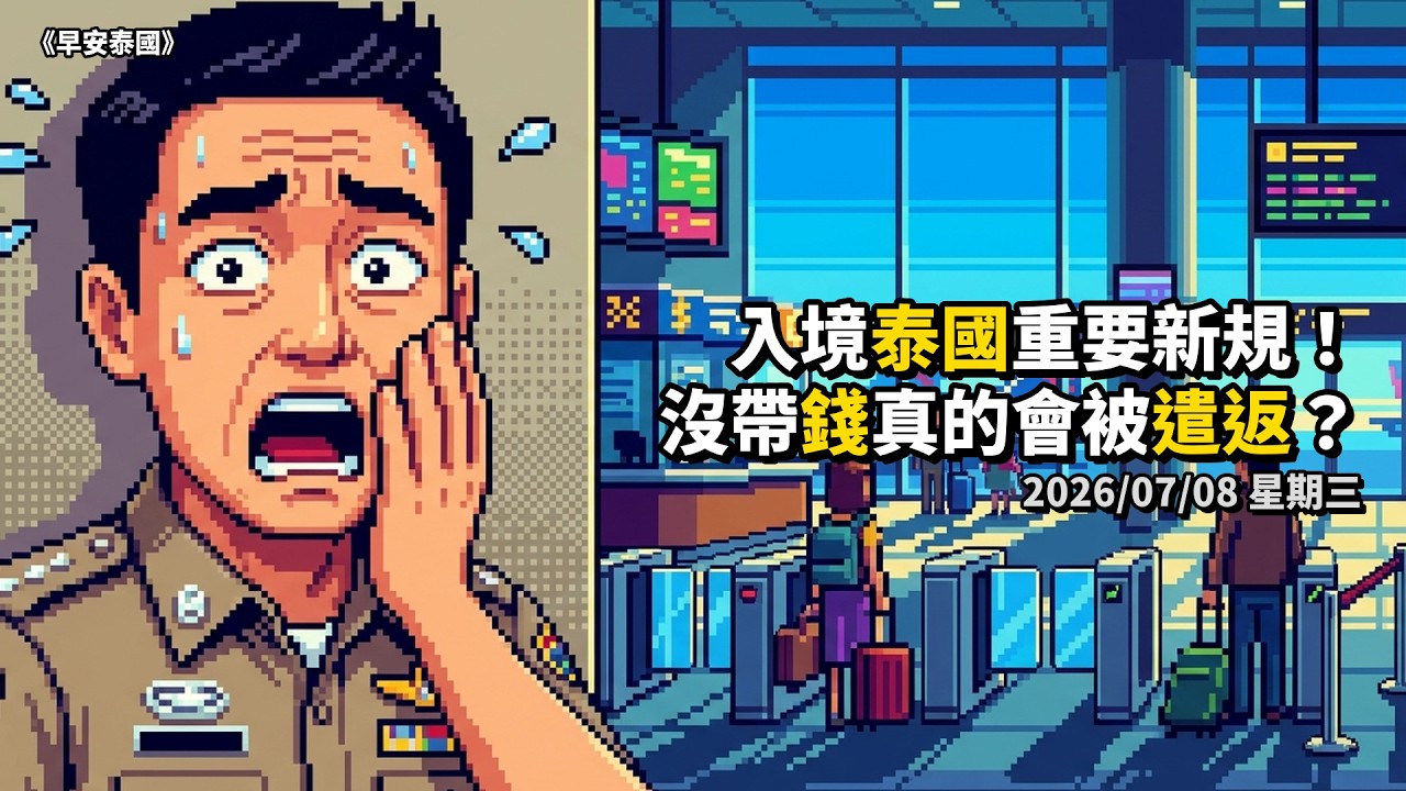 泰國提醒外國遊客入境需備足資金證明 episode artwork