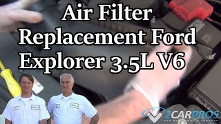 Air Filter Change Ford Explorer 2011- Present