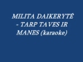 JAU GREITAI : MILITA DAIKERYTĖ - TARP TAVĘS IR ...