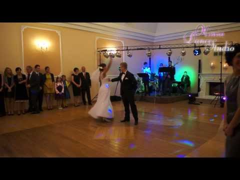 Elegancki PIERWSZY TANIEC Kraków - Adrian & Iwona! Best FOXTROT - Frank Sinatra! www.kiniadance.pl