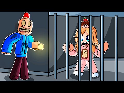 Can Madison Escape Siren Cop's Prison!!?? (Scary Obby)
