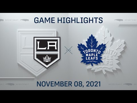 NHL Highlights | Kings vs. Maple Leafs - Nov. 8, 2021