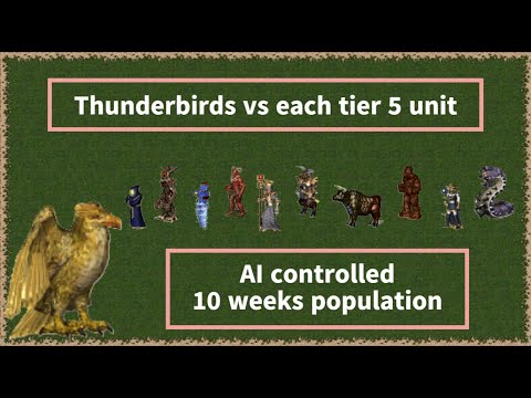 Thunderbirds - challenger for best level 5 unit in Heroes 3 ??