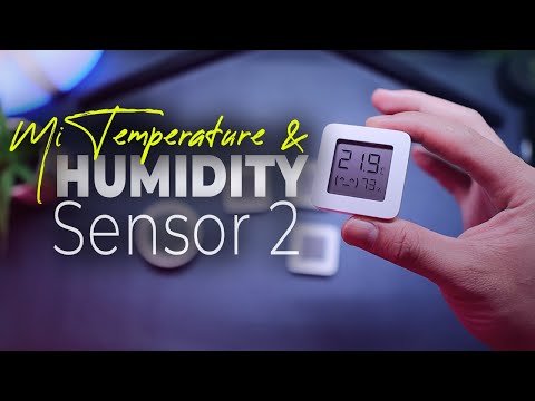 Jutiklis Xiaomi Mi Temperature and Humidity Monitor 2, baltas video