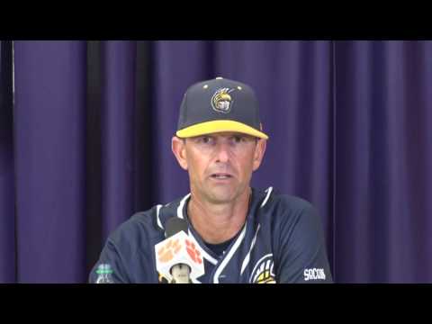 UNCG head coach Link Jarrett after loss to Clemson