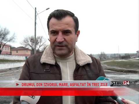 DRUMUL DIN IZVORUL MARE, ASFALTAT ÎN TREI ZILE